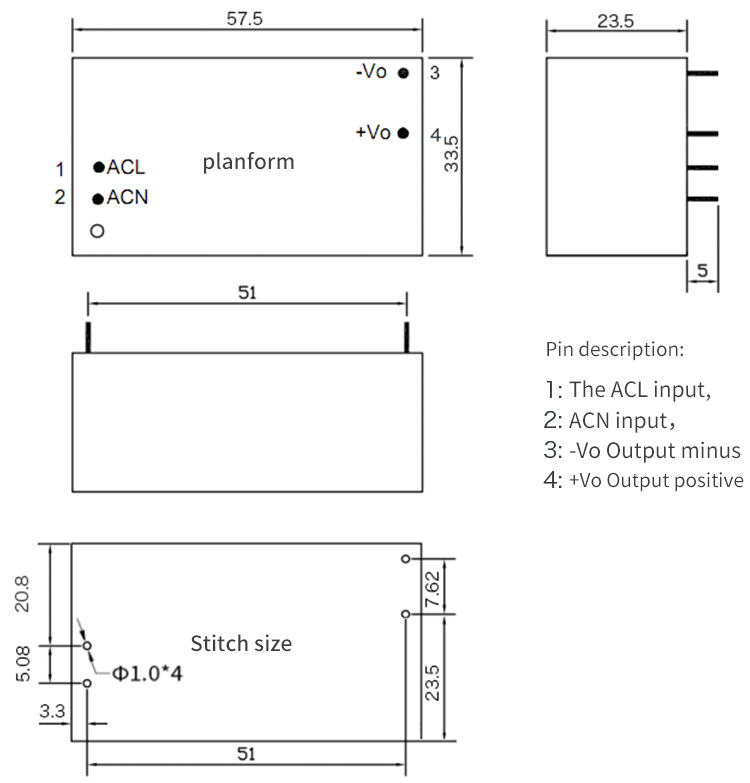 acl board dimensions